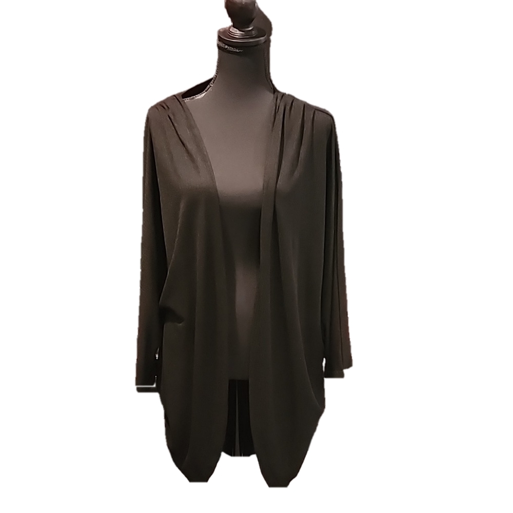 Vince Camuto Black Shrug       Top Long Sleeve One Size